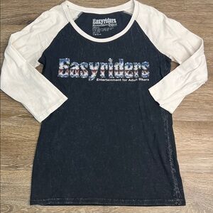 Easyriders Limited Edition Archive By Affliction Graphic Raglan Tee Size Small